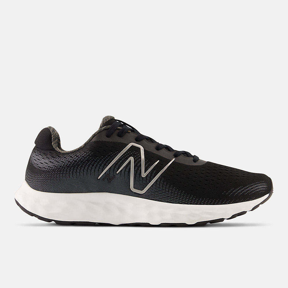 New Balance 520v8 Shoes Black with White